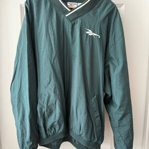 Reebok Black and White Crewneck with Logo Tag